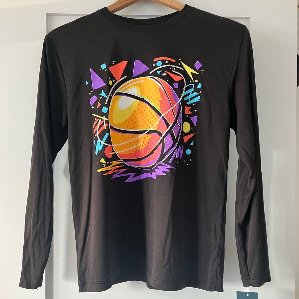 Tek Gear Long Sleeve Basketball Shirt size Youth Large Brand New with Tags